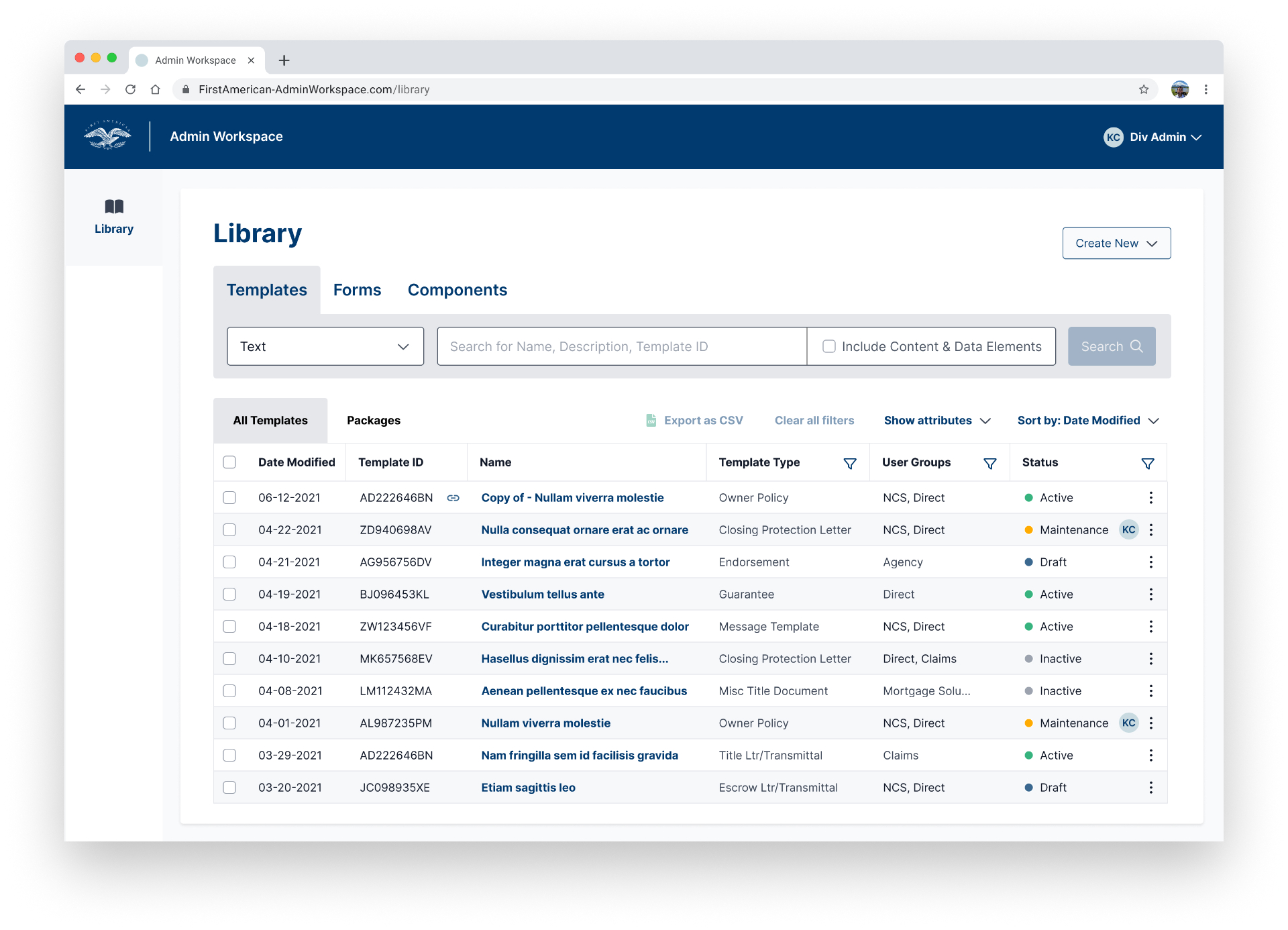 First American — Document Management Suite
